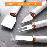 Cheese Knife Set Factory - OEM Hot Sale 4-Piece High Grade Handle Unique