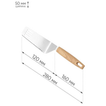 Kitchen Spatula Manufacturer - OEM Hot Sale Stainless Steel Rectangle Head Tool