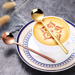 Coffee Spoon Manufacturer - OEM Wholesale Golden Stainless Steel Polished Finish