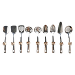 Stainless Steel Utensil Set Supplier - OEM 9-Piece Butterfly Handle Dishwasher