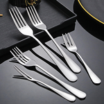 Disposable Fruit Fork Supplier - OEM Stainless Steel Thick Handle for Salad
