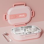 Stainless Steel Bento Box Manufacturer - OEM Versatile Portable with Cute Compartment