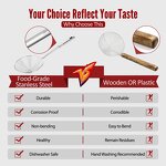 Wire Pasta Strainer Supplier - OEM Extra Large Stainless Steel Long Handle