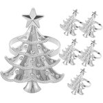 Napkin Rings Supplier - OEM Wholesale Gold Silver American Style Christmas Tree