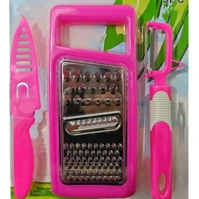 Kitchen Tools Set Supplier - OEM 3-Piece Stainless Steel Manual Peeler Grater