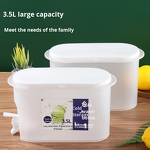 Plastic Drink Dispenser Supplier - OEM Wholesale 3.5L with Spigot for Juice Water
