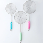 Plastic Handle Skimmer Supplier - OEM Hot Selling 3-Color Durable Kitchen Strainer
