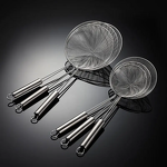 Spider Strainer Skimmer Supplier - OEM Stainless Steel Fine Mesh Frying Tool