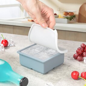 Silicone Ice Cube Tray Manufacturer - OEM Flexible Food Grade with Lid Easy Release