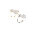 Pearl Rose Napkin Rings Factory - OEM Metal Table Decor for Weddings Banquets