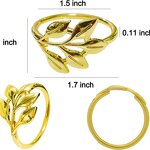 Gold Leaf Napkin Rings Manufacturer - OEM Wholesale Stainless Steel Eco-Friendly