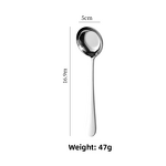 Kids Dining Spoon Factory - OEM Cute Design Deep Round Head Food-Grade Utensil