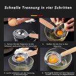 Egg Separator Supplier - OEM Manual Stainless Steel Metal Kitchen Tool