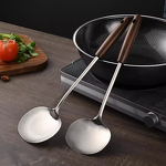 Walnut Wood Handle Utensil Set Supplier - OEM Eco Friendly Dishwasher Safe Gift