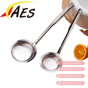 Oil Foam Strainer Spoon Factory - OEM Hot Sale 304 Stainless Steel Fine Mesh