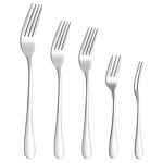 Disposable Fruit Fork Supplier - OEM Stainless Steel Thick Handle for Salad