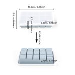 Silicone Ice Cube Tray Factory - OEM 15-Grid with Flexible Lid Home Kitchen Use