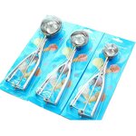 Cookie Scoop Set Manufacturer - OEM Hot Sale Stainless Steel 3 Sizes Ergonomic
