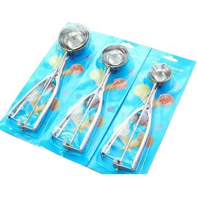 Cookie Scoop Set Manufacturer - OEM Hot Sale Stainless Steel 3 Sizes Ergonomic