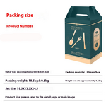 Stainless Steel Cutlery Set Factory - OEM 24-Piece Disposable with Stand Gifts