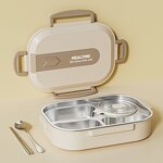 Stainless Steel Bento Box Manufacturer - OEM Versatile Portable with Cute Compartment
