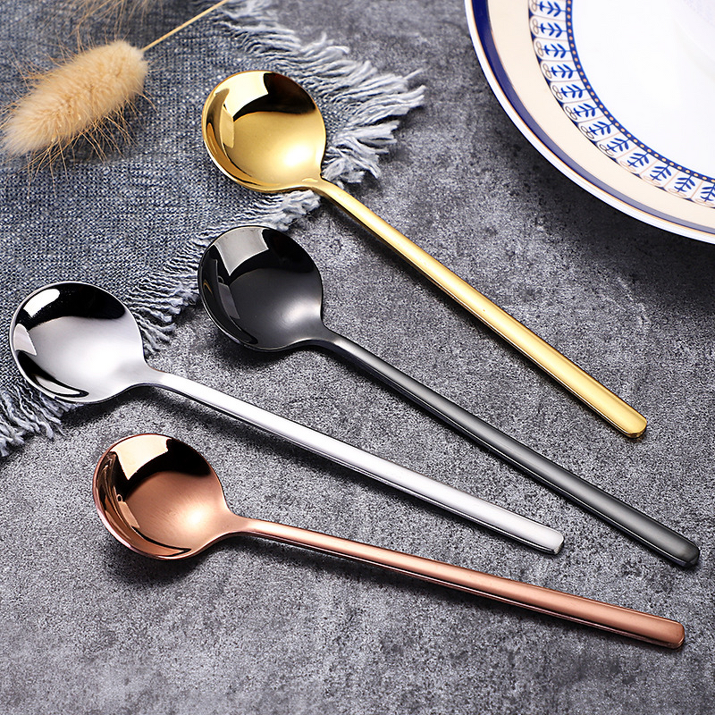 Coffee Spoon Manufacturer - OEM Wholesale Golden Stainless Steel Polished Finish