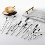 Diamond Pattern Flatware Set Manufacturer - OEM Luxury Hammered 304 Stainless Steel