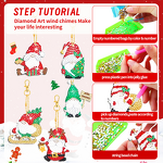 Diamond Painting Keychain Factory - OEM 5D DIY Cartoon Unicorn Dinosaur Ornament