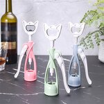 Wing Corkscrew Factory - OEM Portable Stainless Steel with Plastic Bottle Opener