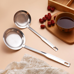 Oil Foam Strainer Spoon Factory - OEM Hot Sale 304 Stainless Steel Fine Mesh