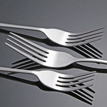 Disposable Fruit Fork Supplier - OEM Stainless Steel Thick Handle for Salad