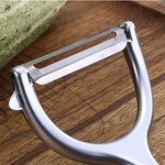 Potato Peeler Supplier - OEM Portable Kitchen Gadget with Metal Handle
