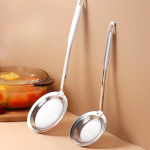 Oil Foam Strainer Spoon Factory - OEM Hot Sale 304 Stainless Steel Fine Mesh