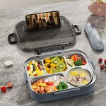 Kids Meal Tray Factory - OEM Cartoon Divider Plate 304 Stainless Steel Round