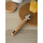 Bottle Can Opener Factory - OEM Hot Sale Custom Stainless Steel Wood Handle