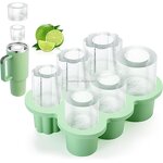 Stanley Cup Ice Mold Factory - OEM 6PCS Silicone Ice Cube Tray