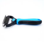 Pet Undercoat Rake Factory - OEM ODM Double-sided Dematting Brush