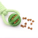 Dog Chew Toys Factory - OEM Durable Rubber Ball Rope Interactive