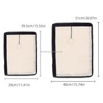 Cat Scratcher Mat Factory - OEM Natural Sisal Couch Protector