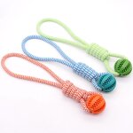 Dog Chew Toys Factory - OEM Durable Rubber Ball Rope Interactive