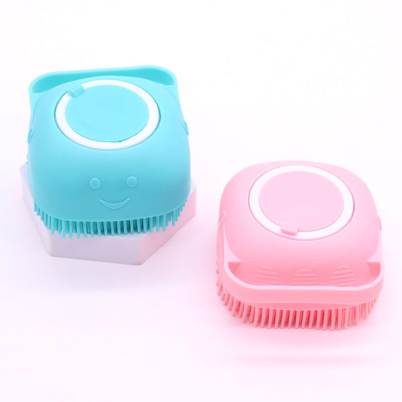 Pet Bath Brush Manufacturer - OEM Soft Silicone Shampoo Container