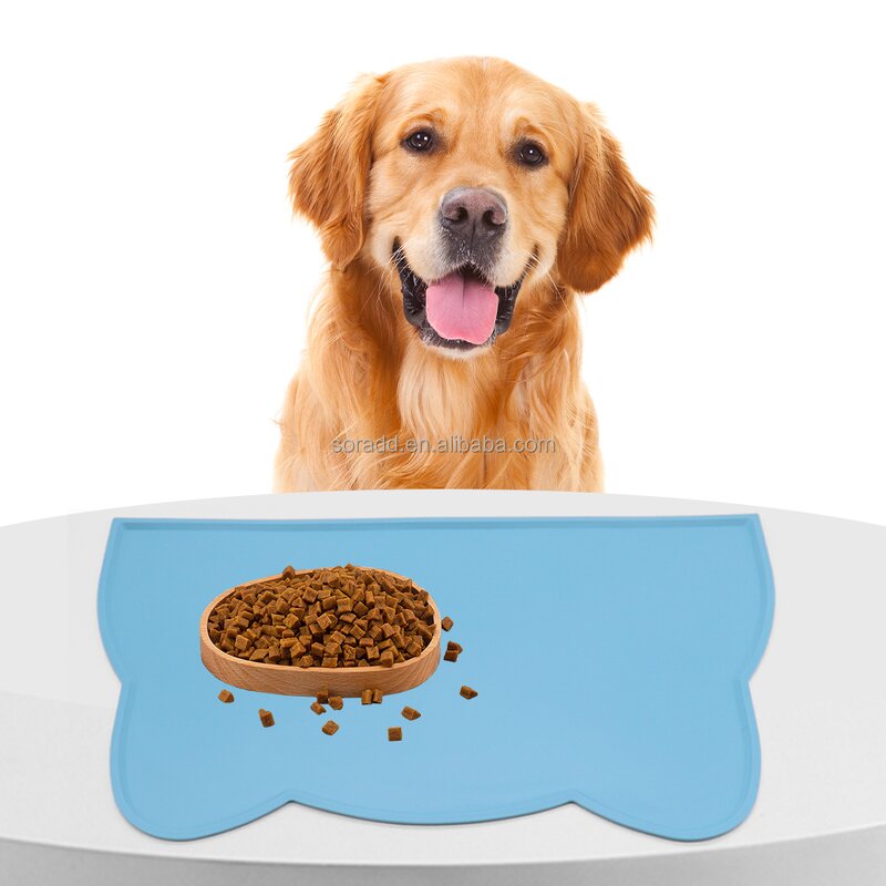 Pet Bowl Mat Factory - OEM Waterproof Spill Proof Silicone Easy