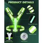 Reflective Safety Gear Factory - OEM High Visibility Adjustable Vest