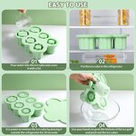 Stanley Cup Ice Mold Factory - OEM 6PCS Silicone Ice Cube Tray