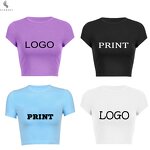 Women's Crop T-Shirt Manufacturer - OEM Wholesale Summer Baby Tee Knitted Sexy