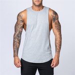 Men's Vest Supplier - OEM Oversized Sleeveless Summer Loose Quick-drying Solid