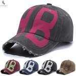 Men's Baseball Cap Manufacturer - OEM American Vintage Washed Custom Embroidery 6 Panel