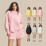 Women's Sweater Shorts Set Supplier - OEM New Knitted Casual Sports Sexy Coat High Waist