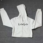 Women's Sweatshirts Supplier - OEM Women's 420G French Terry Short Sports Raglan Sleeve