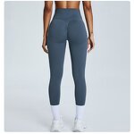 Women's Yoga Shorts Manufacturer - OEM Women's High Waist Breathable Seamless Hip Tight